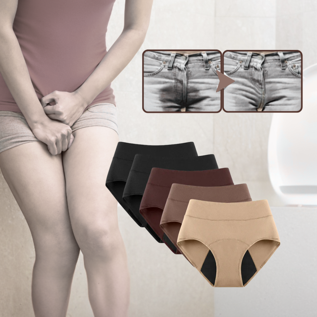 ConfiDry® | Ropa interior antiescapes (paquete de 5)